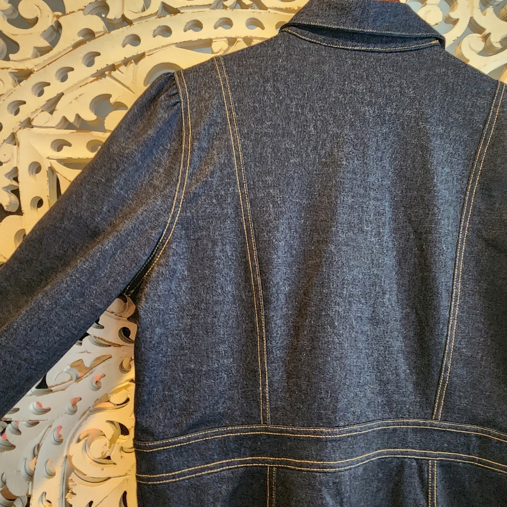 JUDE CONNALLY SOLANGE JUDE DENIM DRESS NAVY NWOT SIZE LARGE - Picture 15 of 16